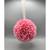 7" Pink Artificial Floral Kissing Ball 1 thumbnail