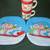 Bundle 2 Porcelain Snowman Mugs and 2 Acrylic Plates 1 thumbnail