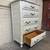 Delivery is available vintage solid wood chest dresser with 5 storage drawers $4 6 thumbnail