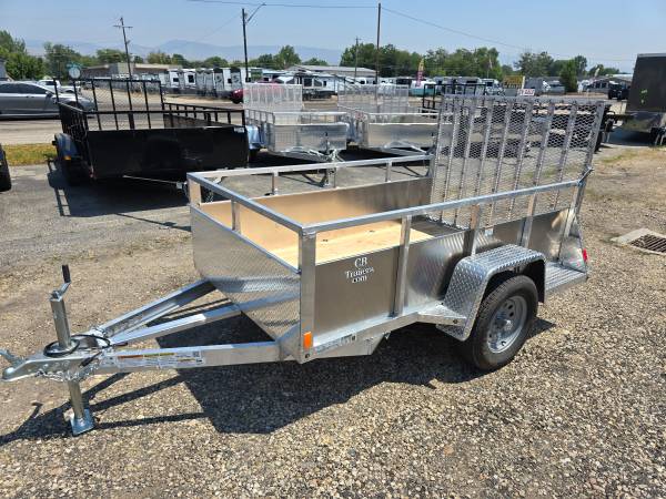 New Aluminum utility Cargo trailer s  5x8 5x10 6x10 6x12 7x14 1