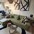 Green L-Shaped Modular Sectional Sofa + Chaise - Deep Seat - Like New 1 thumbnail