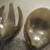 Salad Bowl Set for 4 + Serving Spoon Fork - Smoked Glass Look Acrylic 5 thumbnail