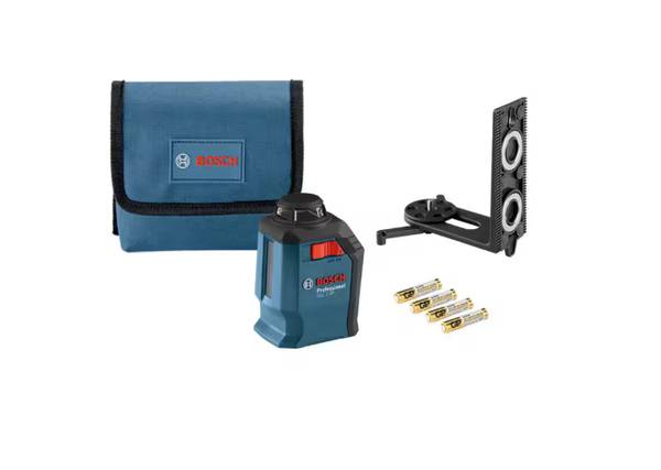 bosch 65' Self Leveling 360 Degree Horizontal Cross Line Laser Level 1