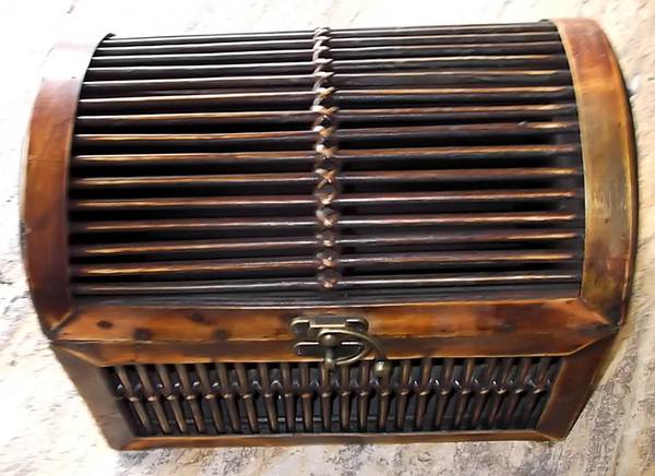 Decorative Wooden Display / Storage Box 1