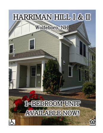 $950 / 1br - Wolfeboro - Harriman Hill I & II - 1-Bedroom Unit - Available Now! (Wolfeboro)63931653913731120