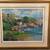 Picture Artwork Wall Art Signed Serigraph Lake Shore Framed 42"x 36.5" 1 thumbnail
