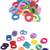 Group of 31 hair stretchy ties in 15 bright colors 1 thumbnail