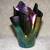 Iridescent Folded Handkerchief Glass Vase Artist Made 2 thumbnail