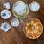 Vintage copper cake pan and gold rimmed china dish tea cup collection 1 thumbnail