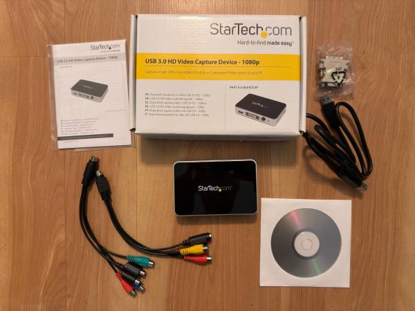 StarTech USB3HDCAP USB 3.0 1080p HD Video Capture Device - HDMI, DVI, VGA, Compo 1