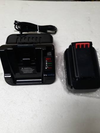 BLACK AND DECKER 36V BATTERY AND CHARGER 1
