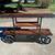 Rustic Paxton Cast Iron & Reclaimed Teak Wood Bar Cart by World Inter 1 thumbnail