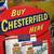 Chesterfield Cigarette Tobacco Double Sided Flange Metal Sign Exc 50s 2 thumbnail