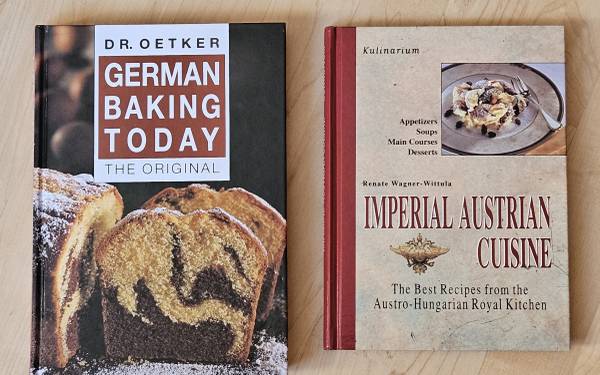 2 Hardcover  Books--German Baking Today--Imperial Austrian Cooking 1