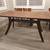 Solid walnut wood dining table 2 thumbnail