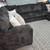 Dark Gray U-Shaped Sectional Couch with 🚛 FAST SAME DAY DELIVERY! 🚚 4 thumbnail