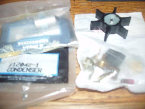 NEW CHRYSLER 30-35-45-55 HP  IMPELLER -CONDENSOR s CONTACT POINT SET 1