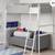IKEA twin loft bed white complete 1 thumbnail