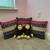 NEW Decorative 3 large bed pillows with pair of handmade monkeys 1 thumbnail