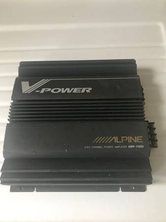 Alpine V power audio car  amp 1