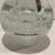 Vintage Clear Round Bubble Art Glass Oil Lamp Paperweight Handmade Pol 6 thumbnail