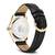 Stauer Metropolitan Watch Men Men's 40mm Gold Tone Date leather 5 thumbnail