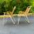 Vintage Telescope Aluminum Folding Lawn Chairs 12 thumbnail