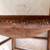 Vintage Mid 1800's Antique primitive ladder back chair w/ leather seat 4 thumbnail