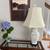 Vintage Chinoiserie Blanc De Chine Reticulated Porcelain Table Lamp 30” 13 thumbnail