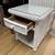 80s Palm beach coastal style white wicker night stand 7 thumbnail