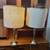 Pair of 2 1960’s Mid Century Split Turned Wood / Brass Table Lamps 11 thumbnail