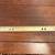 VINTAGE SOLID BRASS 18 INCH RULER FROM REIN CO HOUSTON TX 2 thumbnail