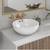 Glacier Bay Zale 16 in. Round Vitreous China Vessel Sink in White 5 thumbnail