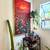 “Crimson Horizon” – Large Framed Oil Painting of Wildflowers at Sunset 1 thumbnail