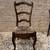 Antique French country style rush seat side chairs 3 thumbnail