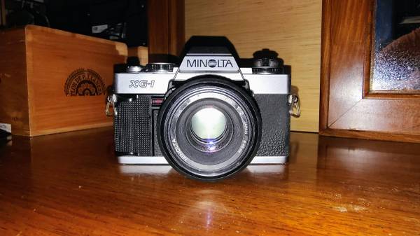 ミノルタ XG-1 フィルムカメラ+ MD 50mm f/2 レンズ Minolta XG