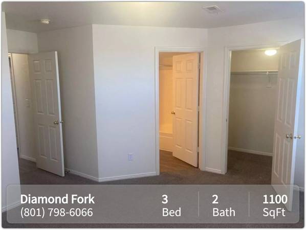 $1,549 / 3br - 1100ft2 - Great Affordable Housing Community! 3 Bd, 2 Ba. Grab a spot with us (Spanish Fork - Mountainland Technical College: Spanish Fork)64037392009473120