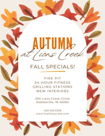 $1,299 / 2br - 908ft2 - Autumn at Lion's Creek Means TWO MONTHS FREE! (NOBLESVILLE)63989076680963120