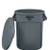NEW Rubbermaid BRUTE trash CAN cans bins rolling lid gray DELIVERY 7 thumbnail