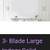 6-SPEED MODERN 3-BLADE HIGH CFM CEILING FAN - ALLNEW 8 thumbnail