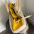 Handbag, Yellow, with Gold Lock and Key - Gorgeous 5 thumbnail