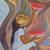 Original Mexican Surrealist Oil Painting Signed Rafael Viana Briceño 4 thumbnail
