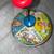 Vintage J. Chein Tin-Litho Spinning Top – Mid-Century Nursery Rhyme Gr 1 thumbnail