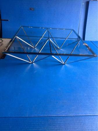 Modern Orren Ellis “Zest” Steel‑Frame Coffee Table 1