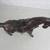 Vtg Leather Covered Horse Figure With English Saddle 13" Length 6 thumbnail