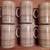 MCM COFFEE/TEA MUGS white + geometric design made in England -like new 2 thumbnail