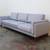 3-Seat Gaby Sofa in Grey Brushed Knit Fabric 12 thumbnail