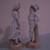 Porcelain Bisque "Opposing Figurines" Pair 4 thumbnail