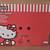 NEW Hello Kitty Over Sized Wall Clock 19.5" Wide 5 thumbnail