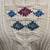 John Ashford Handknitted Round-Neck Ivory Patterned Sweater - Size M 9 thumbnail